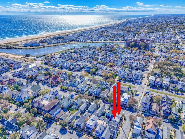 a view of city and ocean