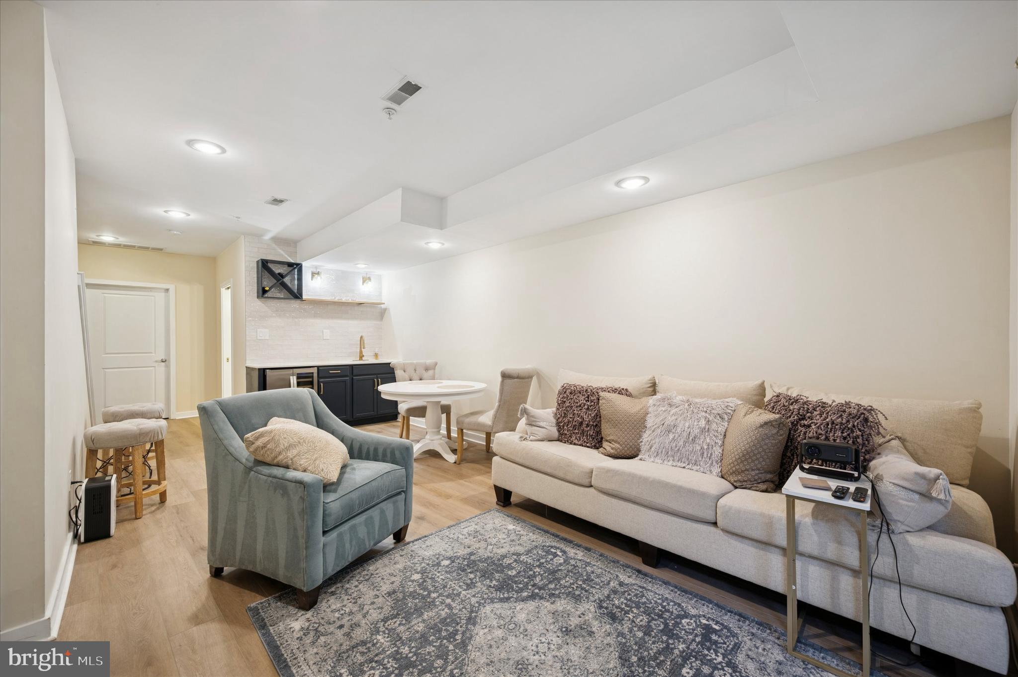 4128 Apple Street Philadelphia, PA 19127 - Photo 11 of 25 Fully Finished Basement with Sliders to Courtyard