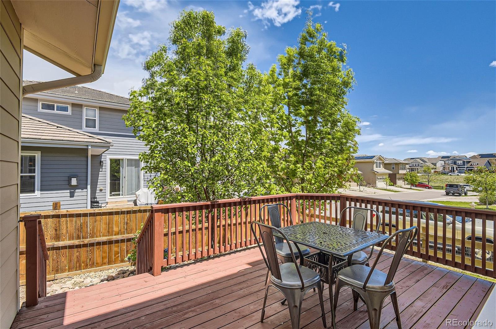 10495 Rutledge Street Parker, CO 80134 - Photo 27 of 32 a view of a two chair in the balcony