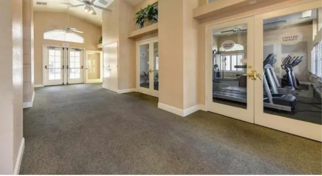 a view of a big room with closet area