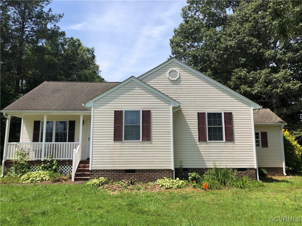 13606 Halifax Road Richmond, VA 23238 - Photo 1 of 50 View of front of house featuring crawl space, cove