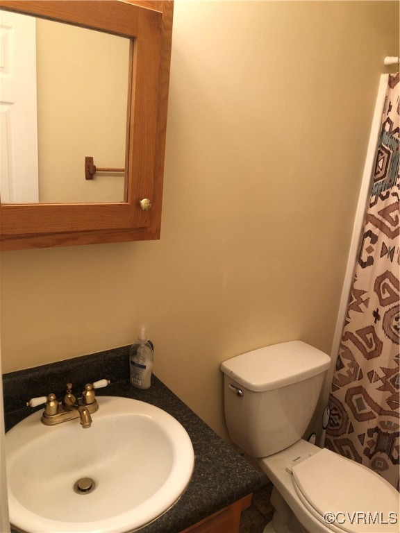 13606 Halifax Road Richmond, VA 23238 - Photo 24 of 50 Full bathroom featuring vanity and curtained showe