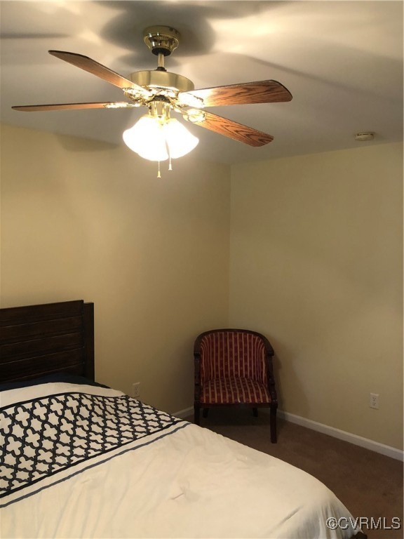 13606 Halifax Road Richmond, VA 23238 - Photo 48 of 50 Primary Bedroom featuring a ceiling fan and carpet