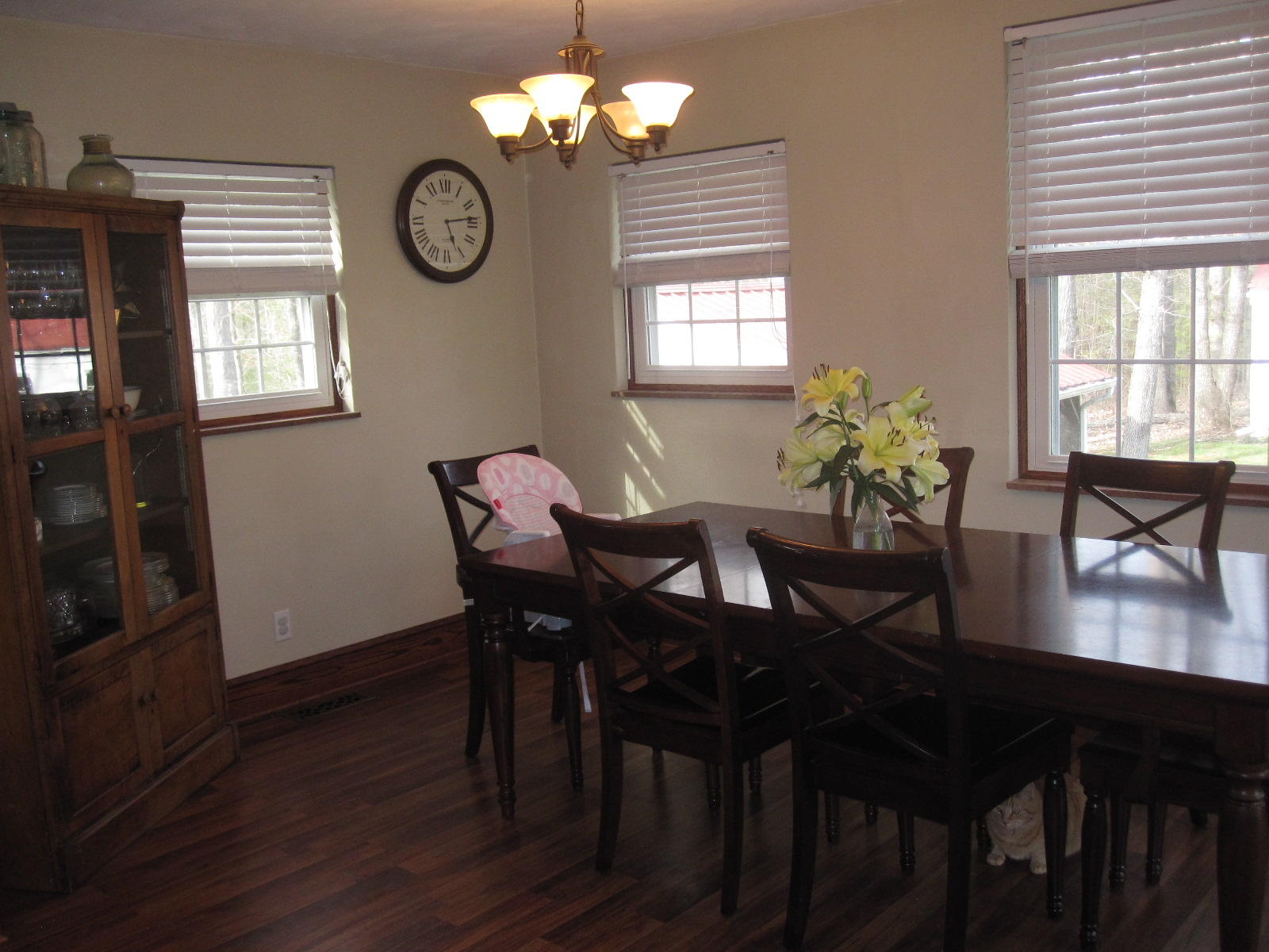 1909 Retreat Road Boones Mill, VA 24065 - Photo 33 of 59 a view of a dining room with furniture window and wooden floor