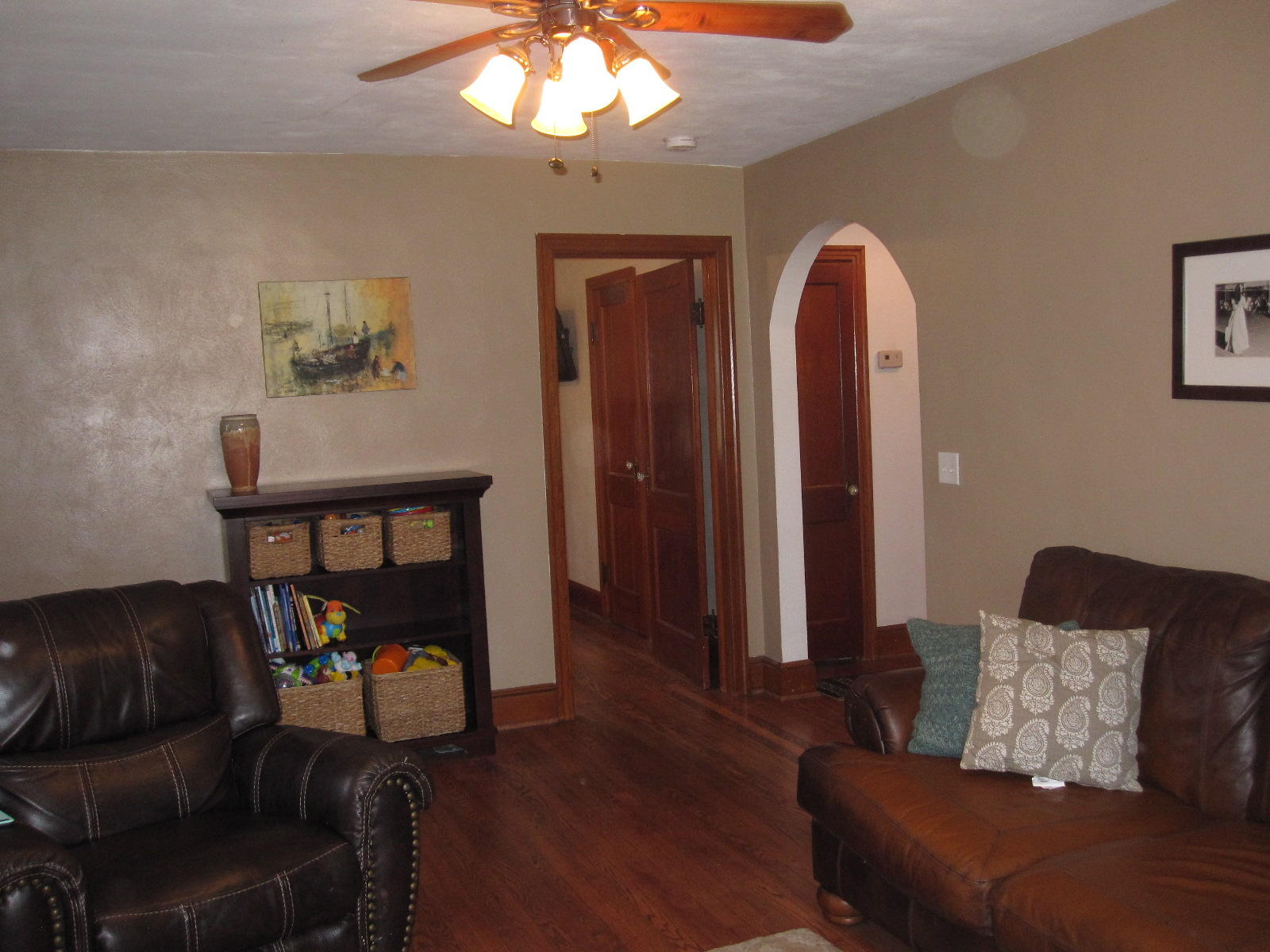 1909 Retreat Road Boones Mill, VA 24065 - Photo 46 of 59 a living room with furniture and a chandelier
