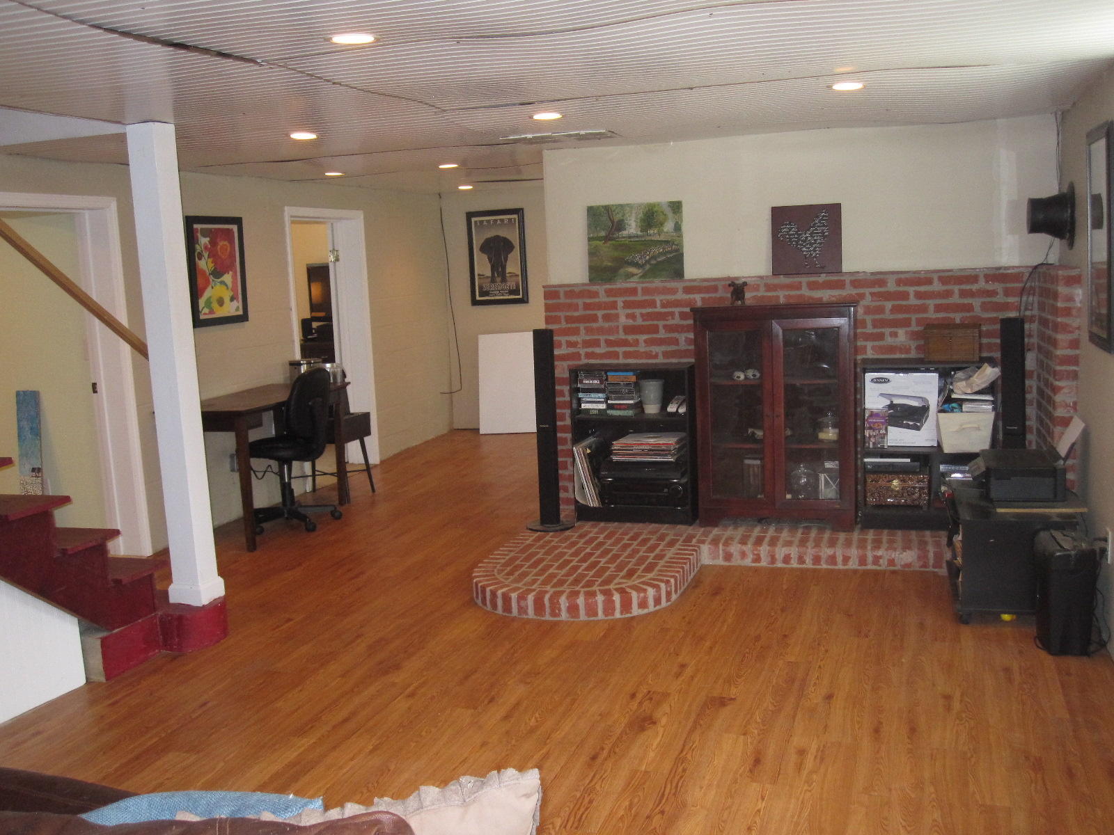 1909 Retreat Road Boones Mill, VA 24065 - Photo 51 of 59 a living room with furniture a wooden floor and next to a dining room