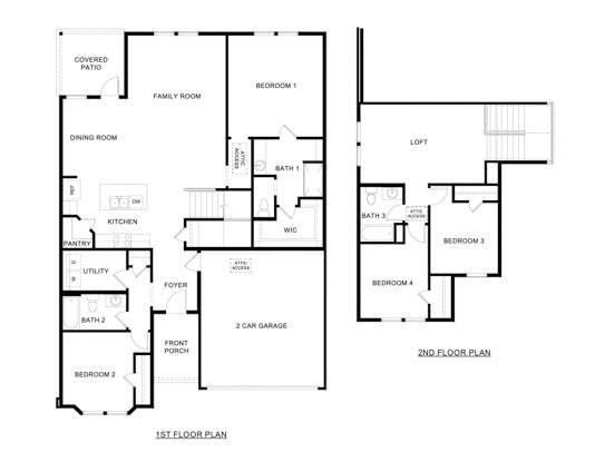 1683 Mantle Road Crandall, TX 75114 - Photo 31 of 31 Floor plan