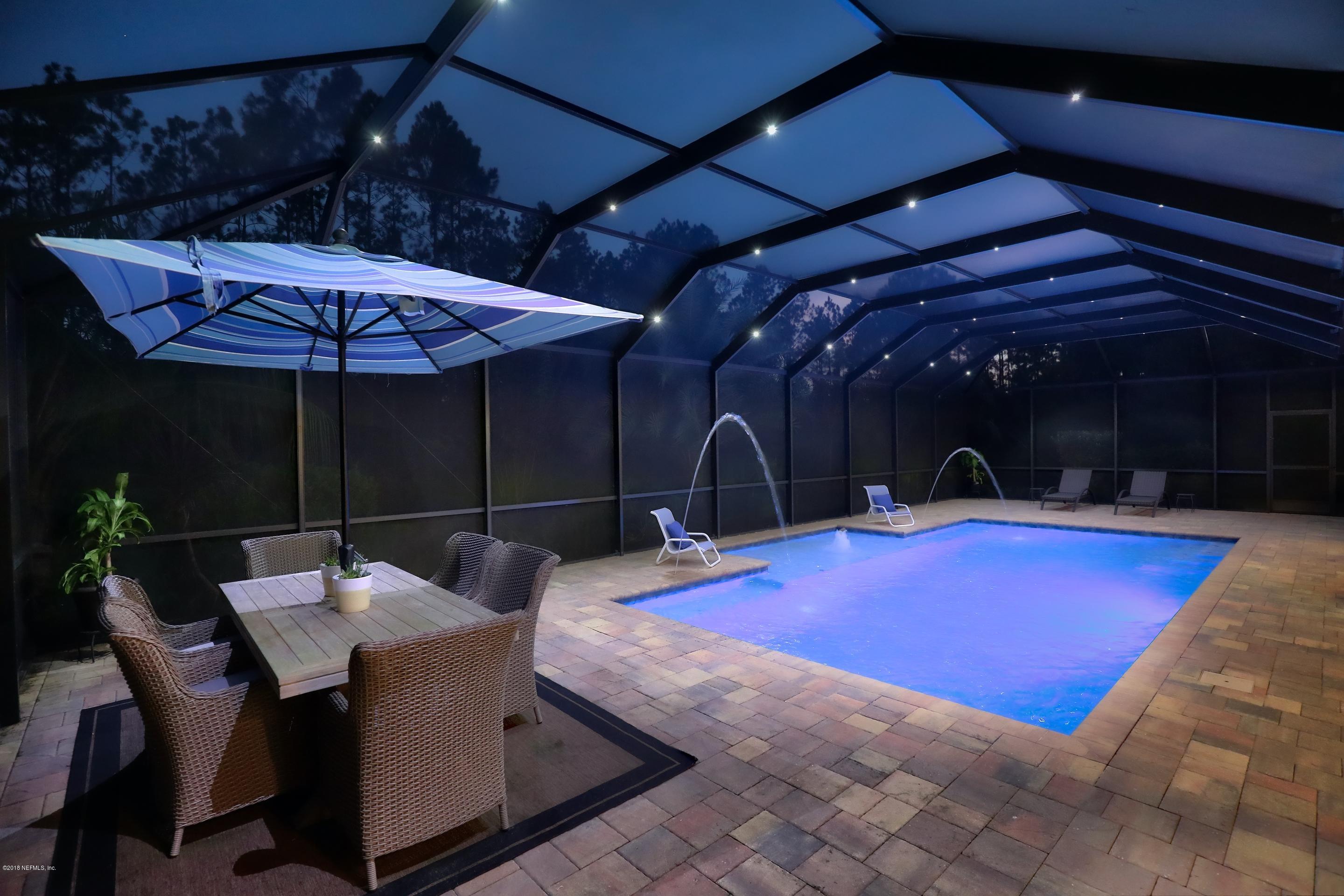 277 Esmeralda Road St. Augustine, FL 32095 - Photo 62 of 79 Pool_3_Night