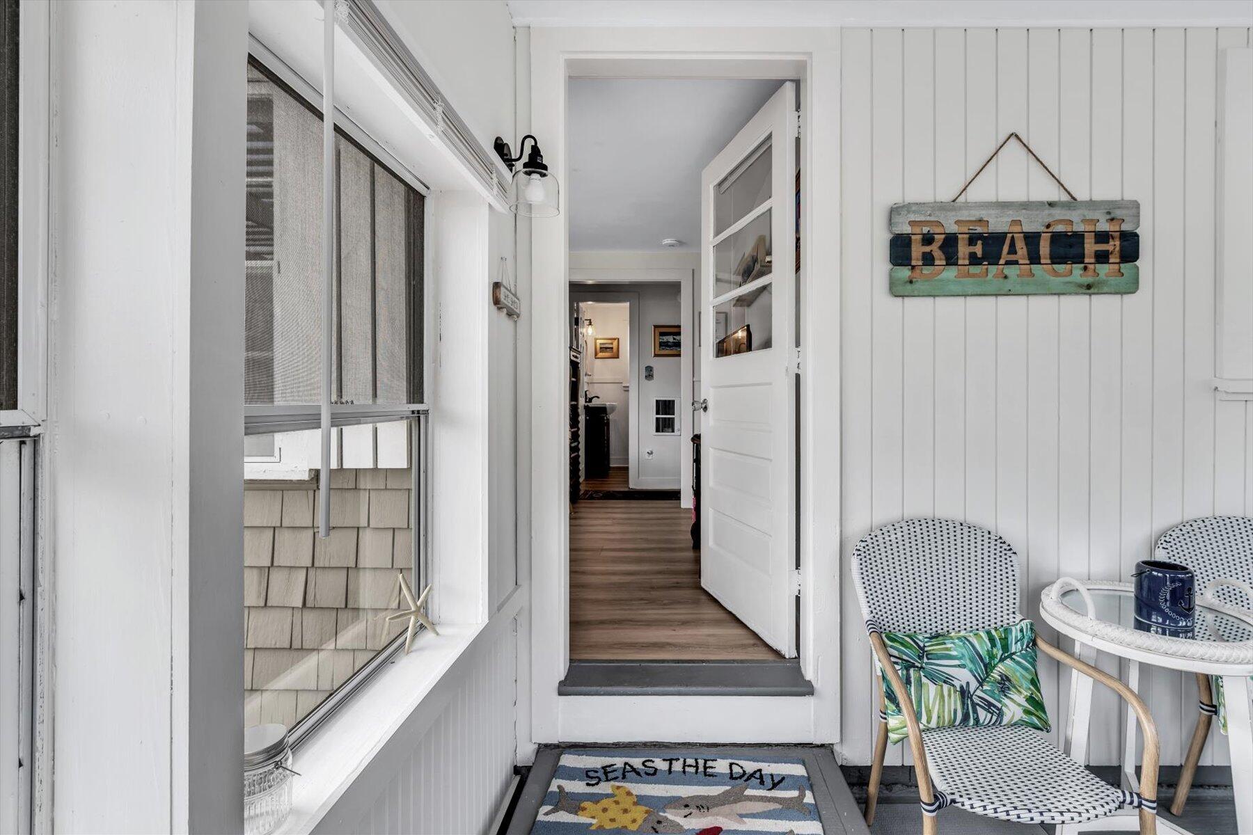 722 State Highway Eastham, MA 02642 - Photo 7 of 31 a view of entryway with wooden floor