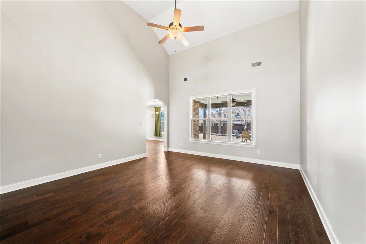 4443 Fleming Road Collierville, TN 38017 - Photo 12 of 40 wooden floor in an empty room with a window