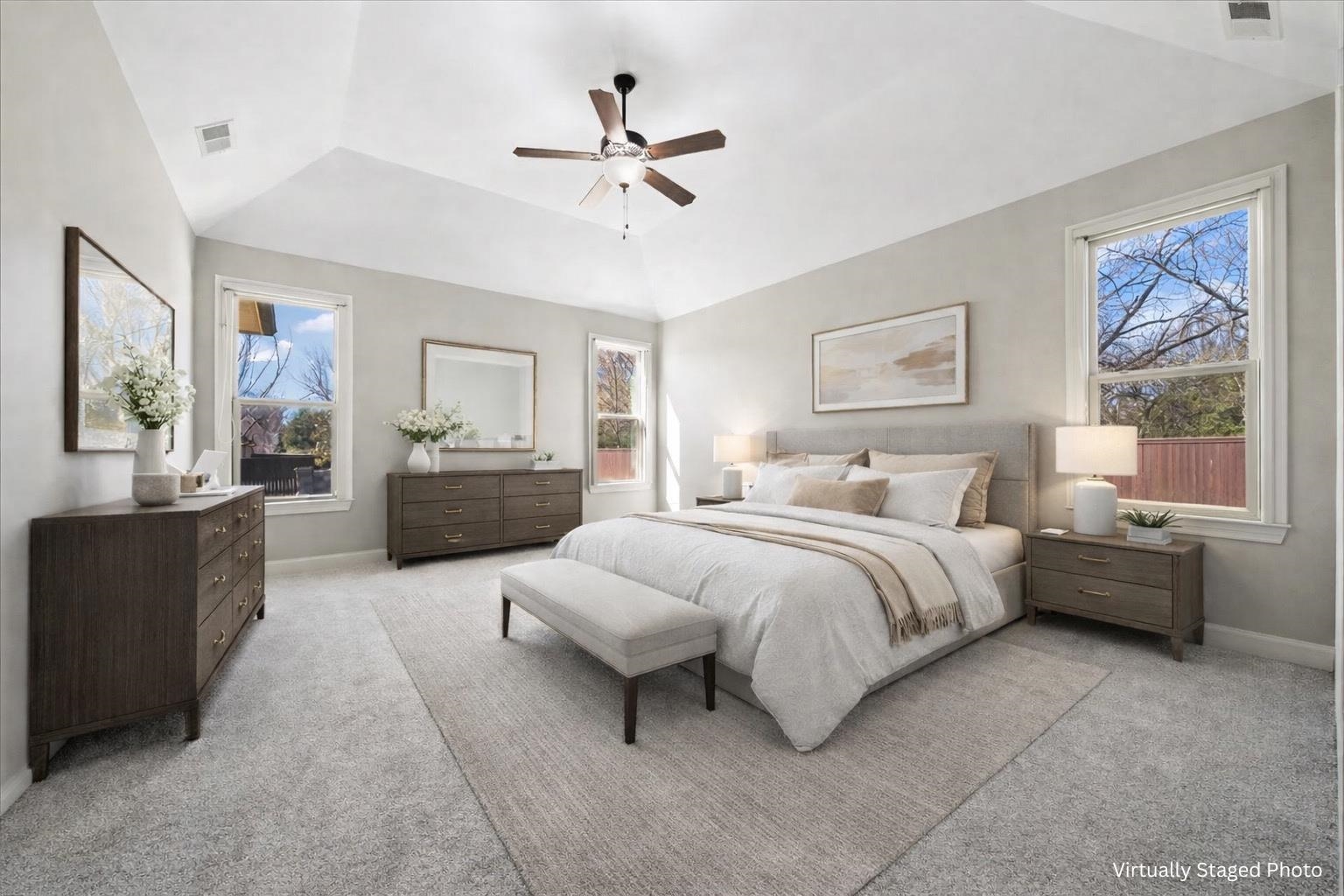 4443 Fleming Road Collierville, TN 38017 - Photo 19 of 40 a spacious bedroom with a bed and window