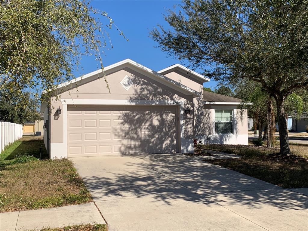 408 Powder View Drive Ruskin, FL 33570 - Photo 2 of 9 a view of a house with a yard