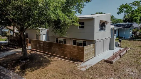 a view of a house with a plants