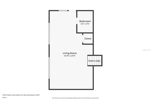 $395,000 | 4247 Doctor Martin Luther King Junior Street North, St. Petersburg, FL 33703