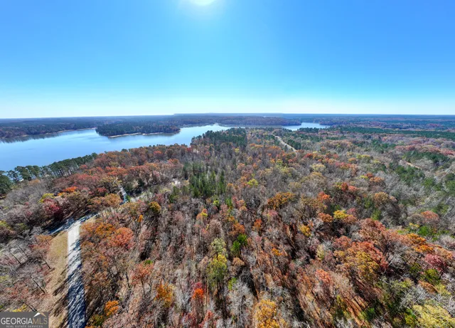 a view of a yard covered with snow