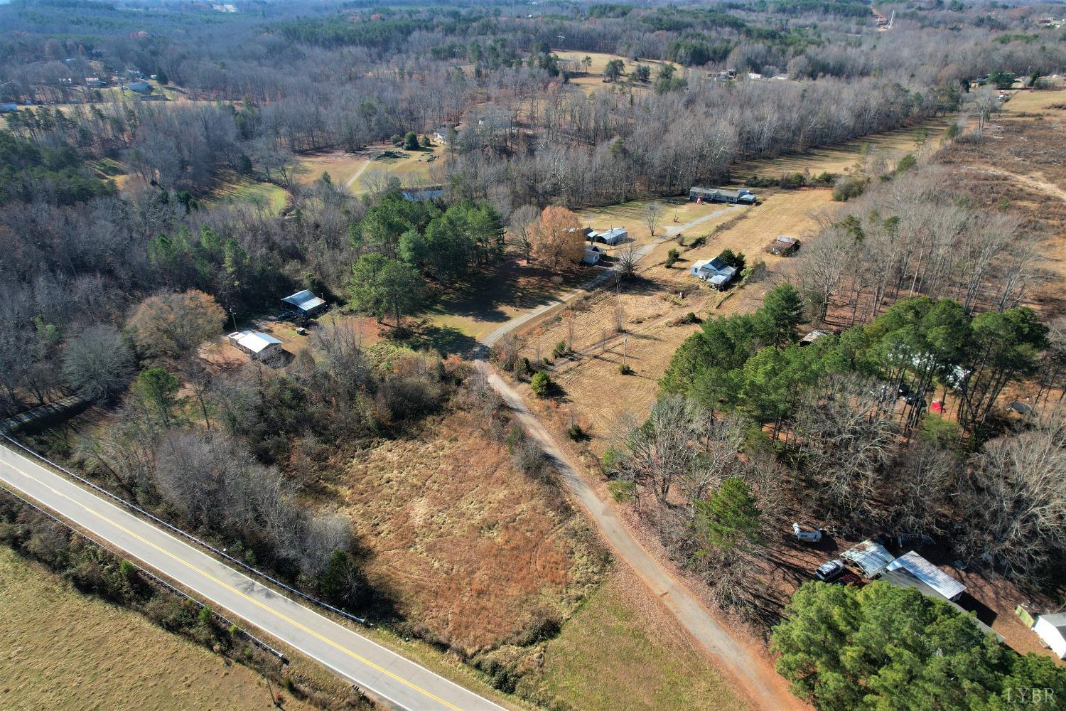5134 Whispering Pines Road Cascade, VA 24069 - Photo 36 of 45 a view of a yard with a wooden fence
