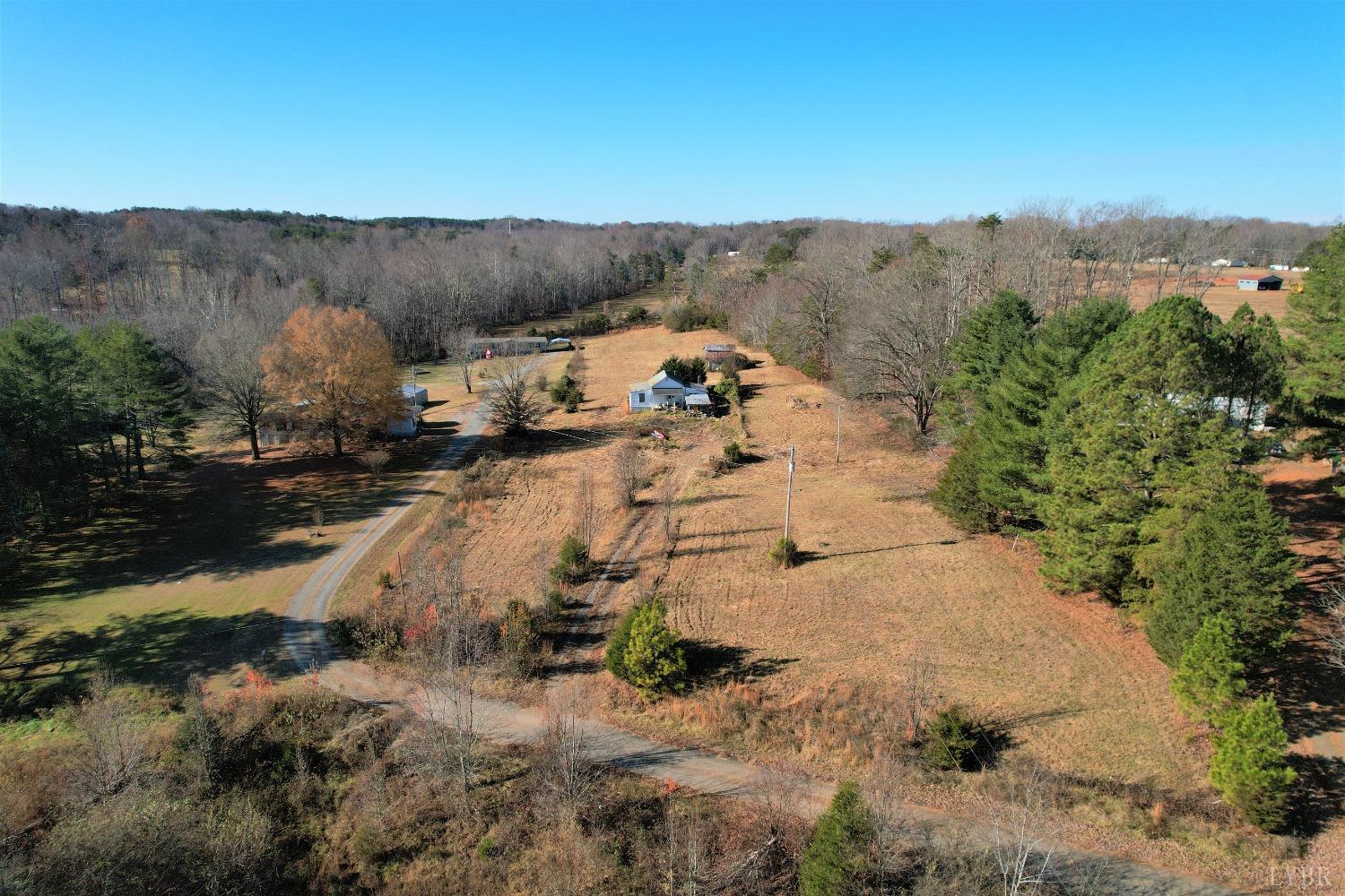 5134 Whispering Pines Road Cascade, VA 24069 - Photo 45 of 45 an aerial view of a house with a yard