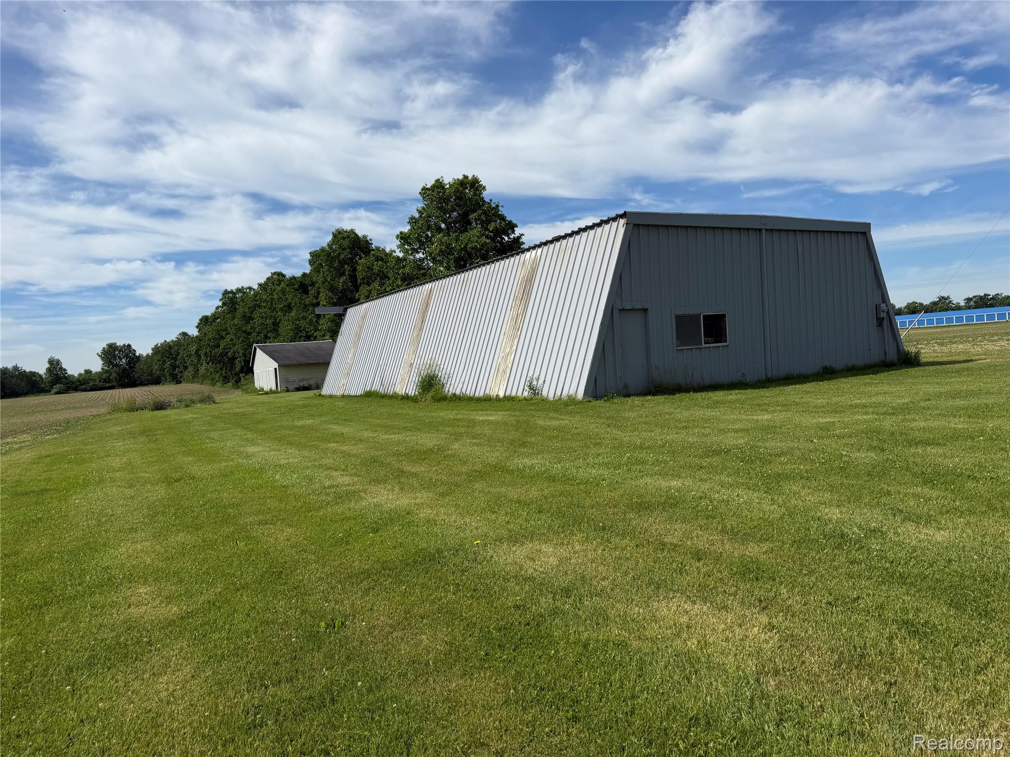 8886 East Burnside Road Brown City, MI 48416 - Photo 8 of 22 Quonset hut style structure with corrugated metal siding