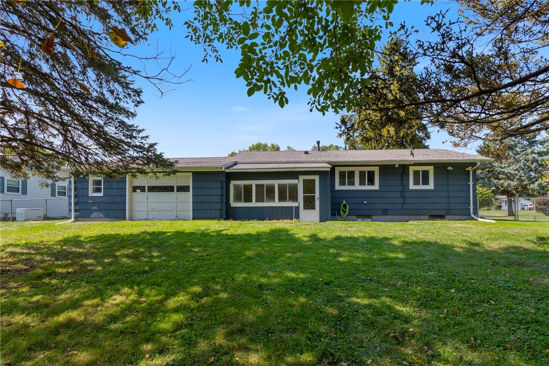 88 Rouge Road Henrietta, NY 14623 - Photo 4 of 24 The rear view - THE GARAGE has a front and rear do