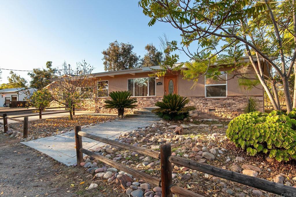 10546 Valle Vista Road Lakeside, CA 92040 - Photo 39 of 66 a front view of a house with garden