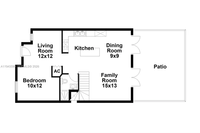 a picture of a park with a large white bed and a painting on the wall