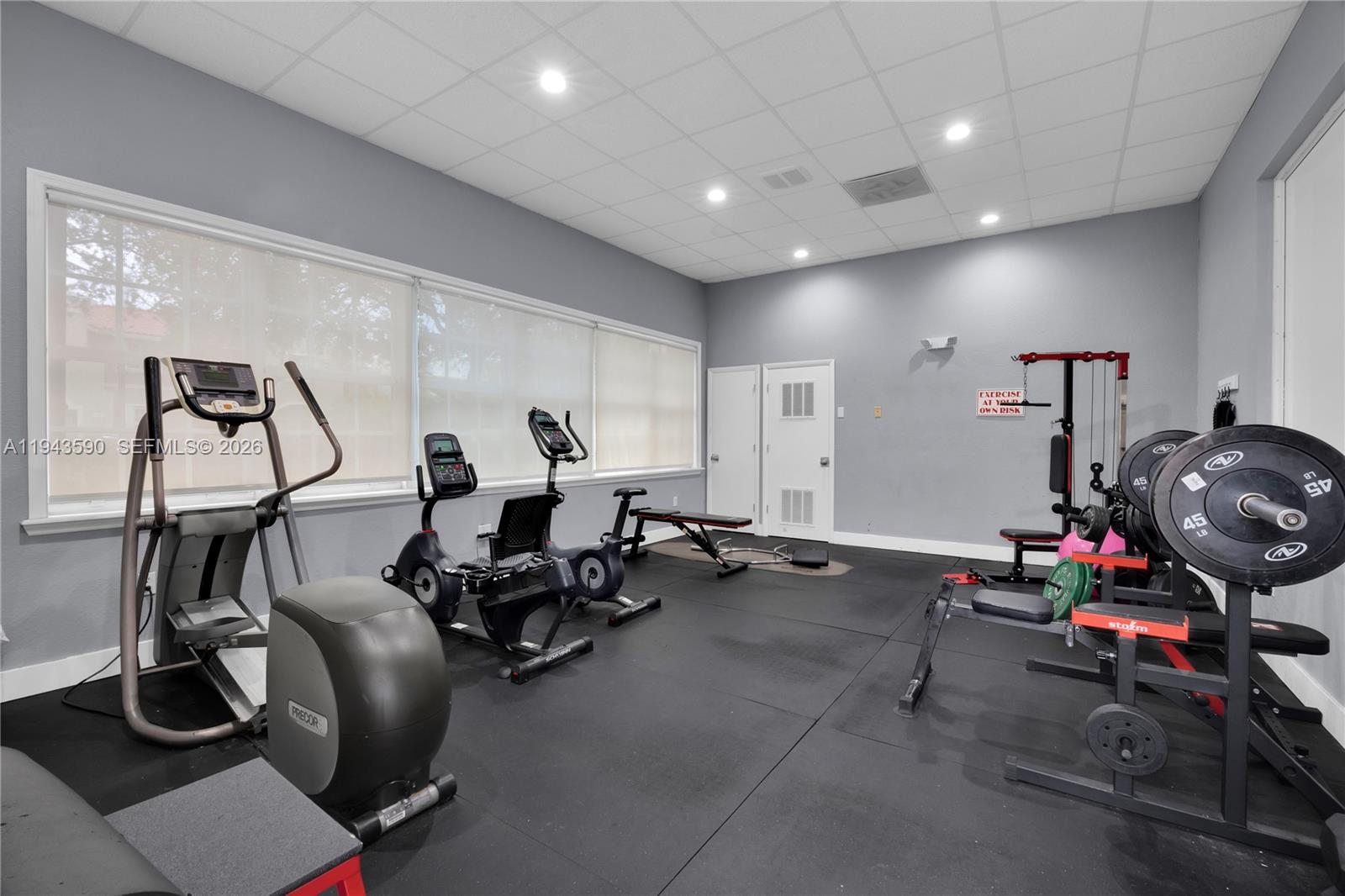 7773 Southwest 94th Lane Miami, FL 33156 - Photo 27 of 50 a view of a room with gym equipment
