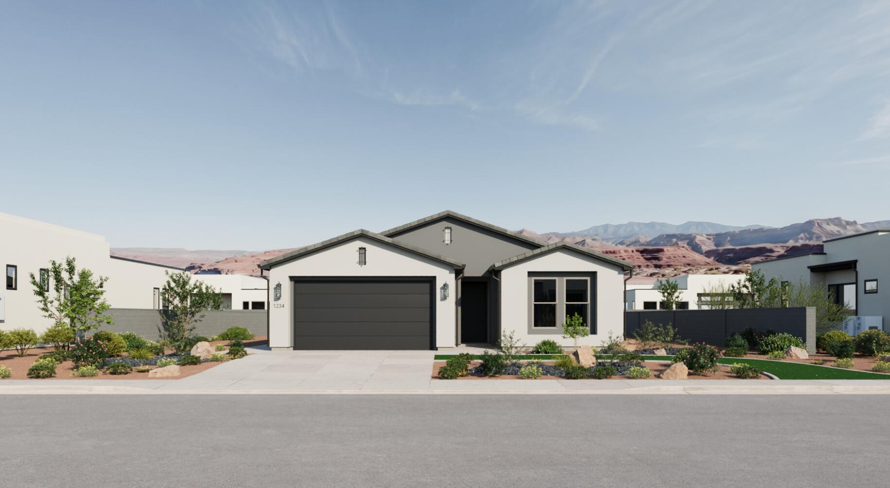 Boreas Wind Road, Unit 133 Hurricane, UT 84737 - Photo 17 of 19 *Rendering* The Basin II Floorplan - Spanish Color Scheme B Elevation