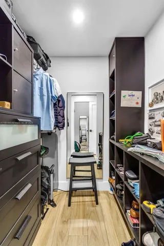 a view of storage and utility room