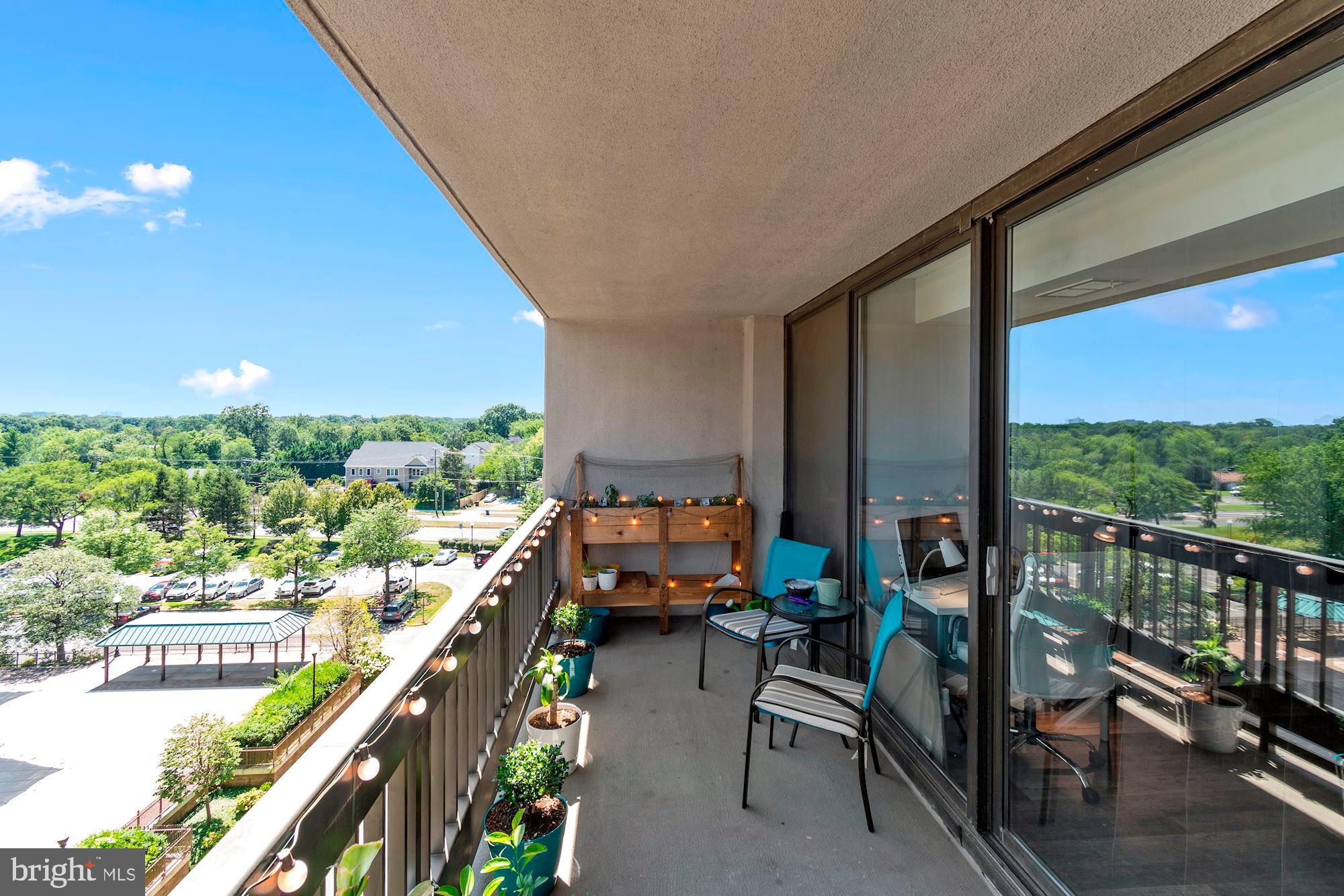 5505 Seminary Road, Unit 618N Falls Church, VA 22041 - Photo 17 of 26 Balcony