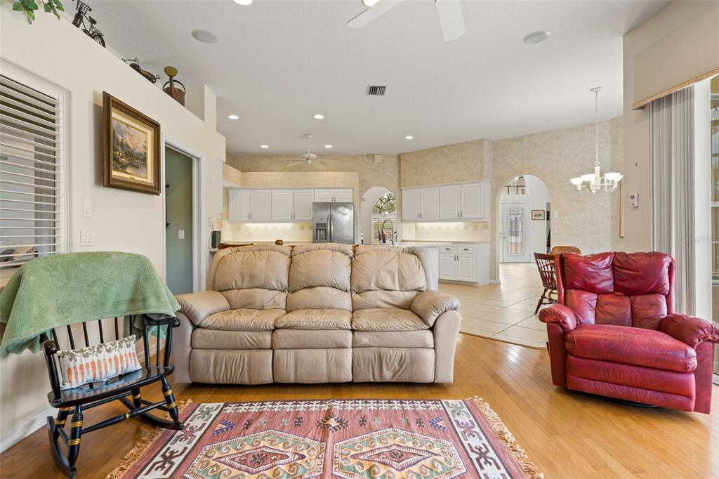 8405 Maybelle Drive Weeki Wachee, FL 34613 - Photo 15 of 61 a living room with furniture and a rug