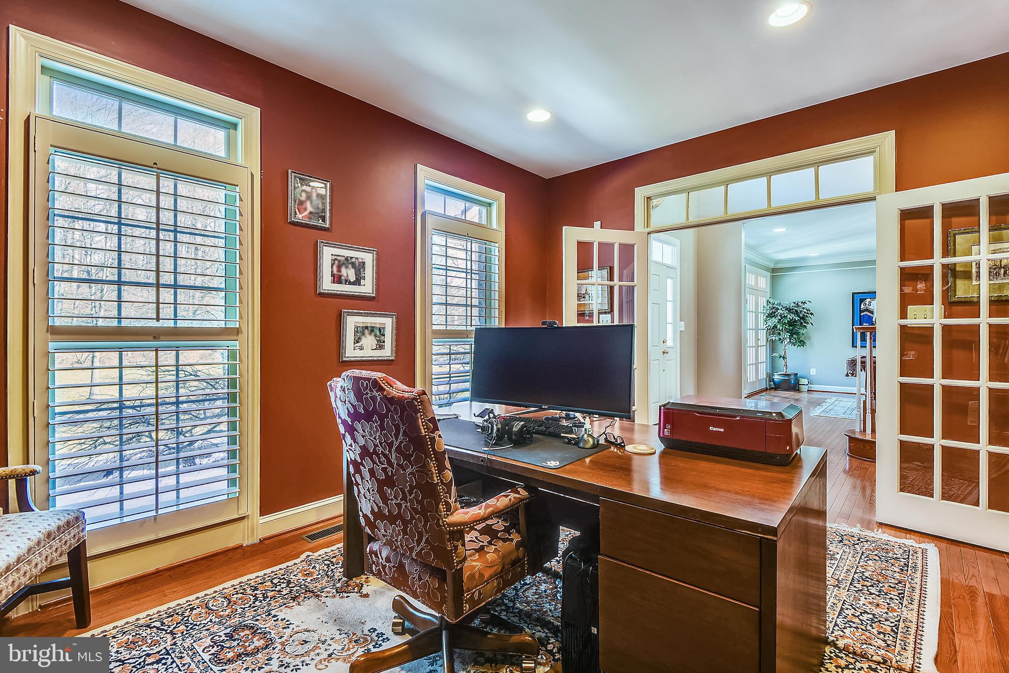1408 Monforte Drive Davidsonville, MD 21035 - Photo 19 of 65 Main level office with French doors