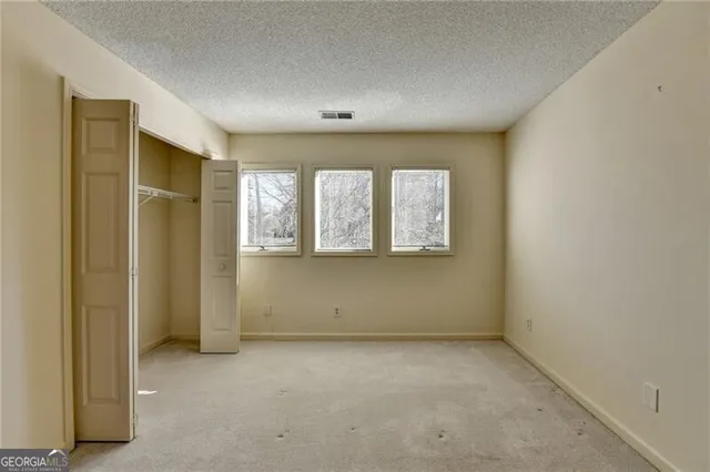 a view of a swimming pool and lake view