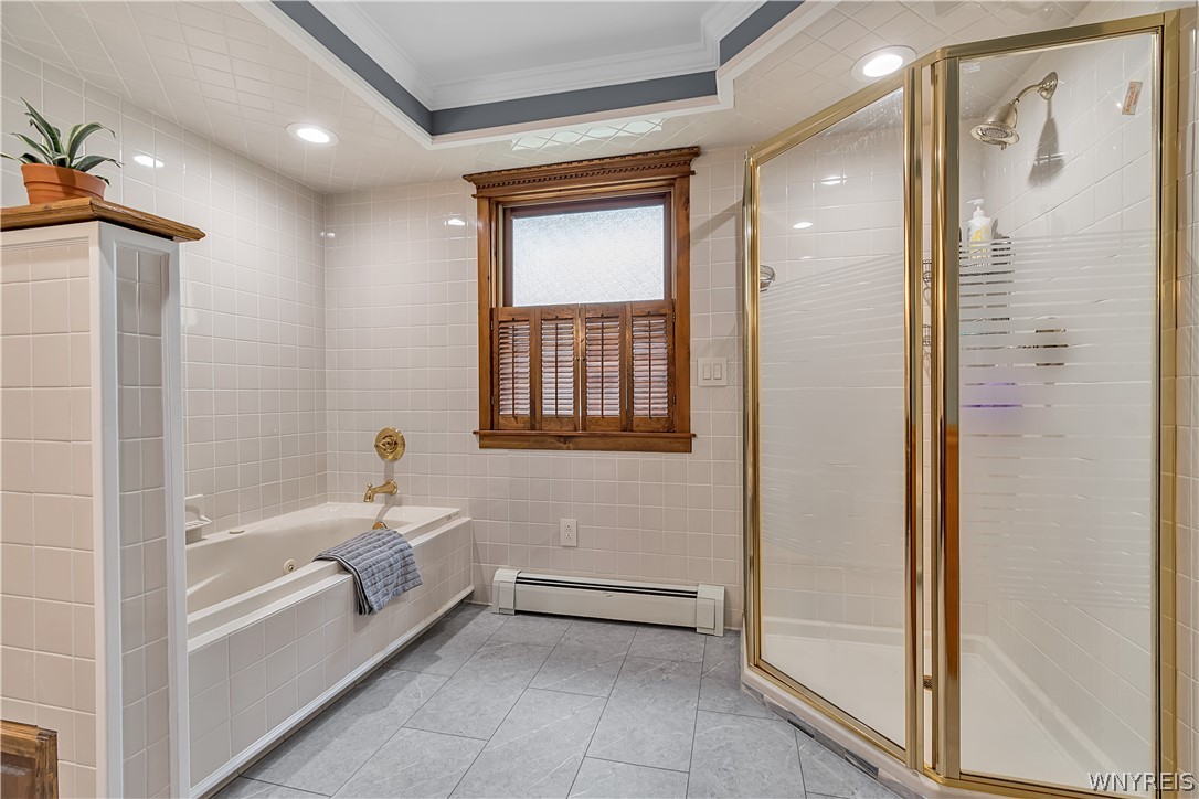 8165 Miles Road Clarence, NY 14051 - Photo 42 of 50 Primary Suite Bathroom 2nd Floor