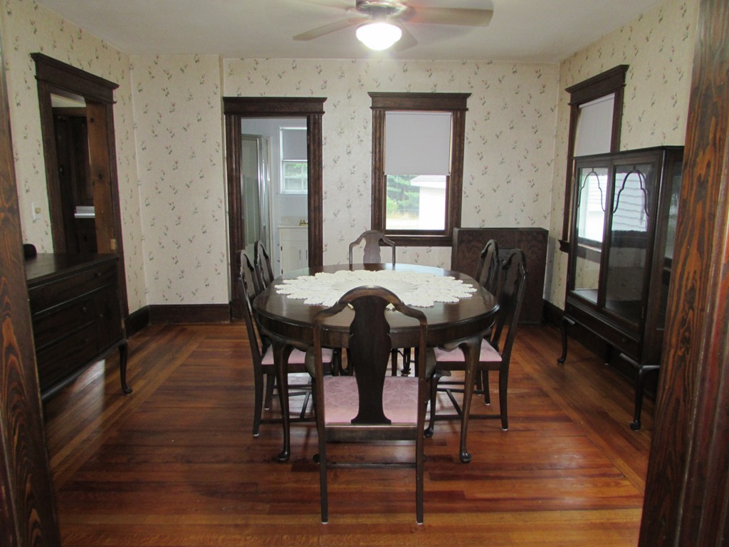 37 Barrison Street Springfield, MA 01109 - Photo 5 of 17 a view of a dining room with furniture and wooden floor