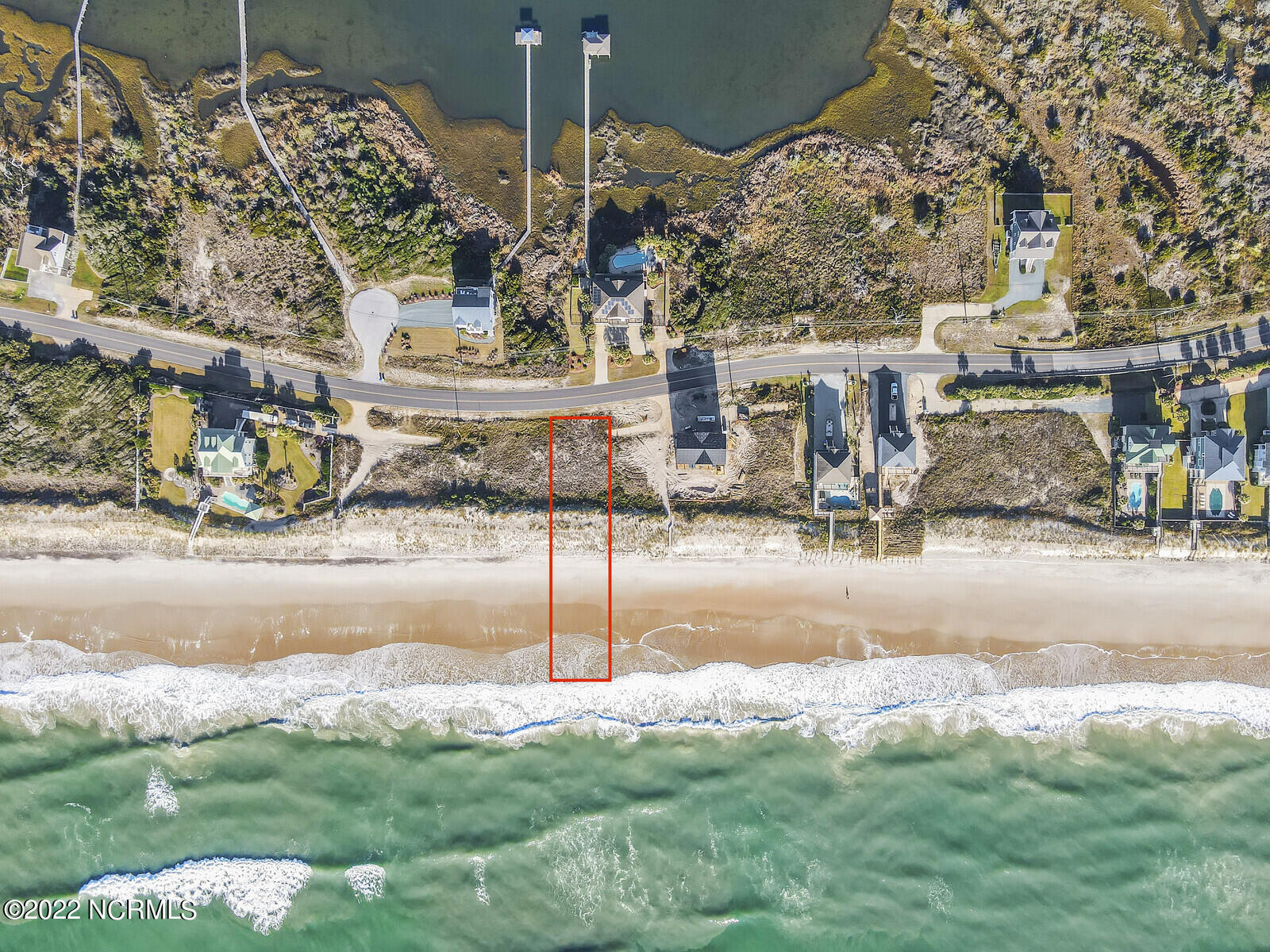 682 New River Inlet Road North Topsail Beach, NC 28460 - Photo 11 of 25 Drone Aerial