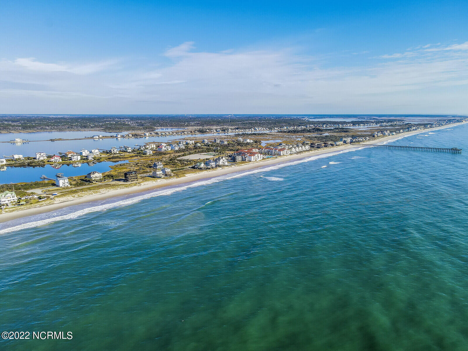 682 New River Inlet Road North Topsail Beach, NC 28460 - Photo 16 of 25 Drone Aerial