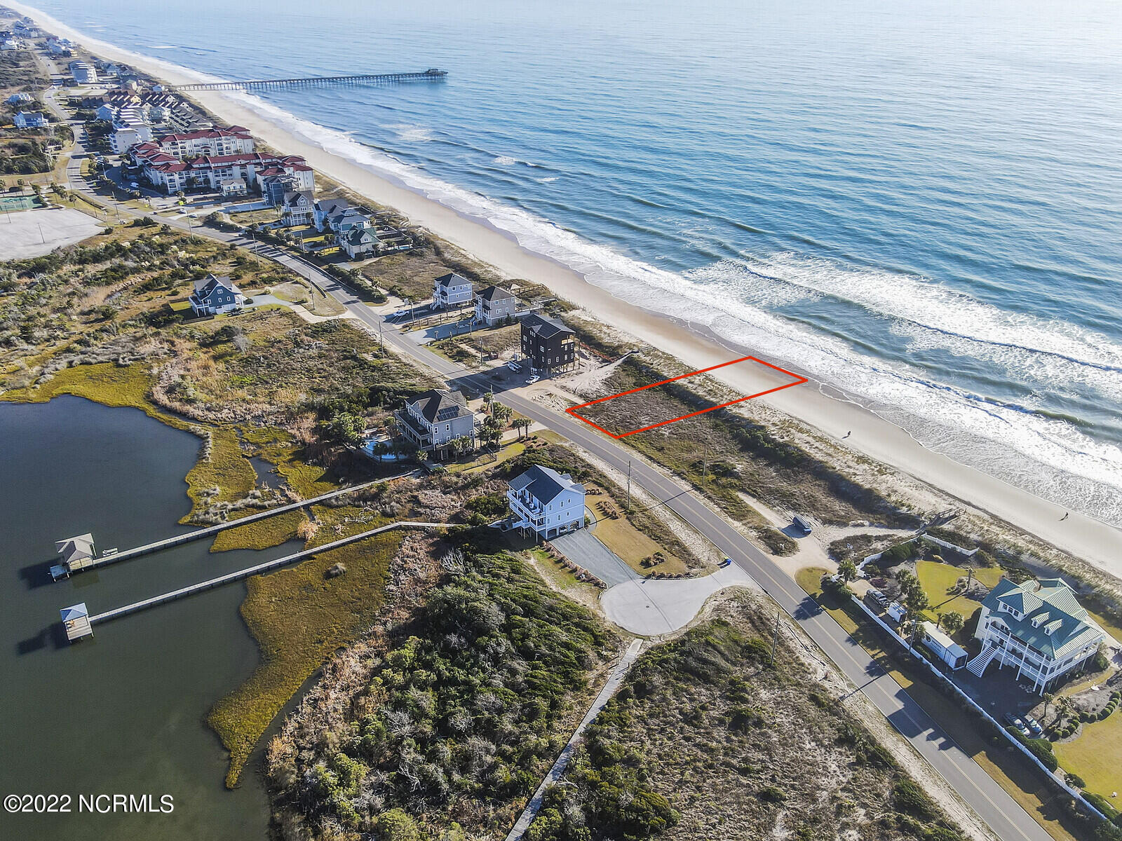 682 New River Inlet Road North Topsail Beach, NC 28460 - Photo 18 of 25 Drone Aerial