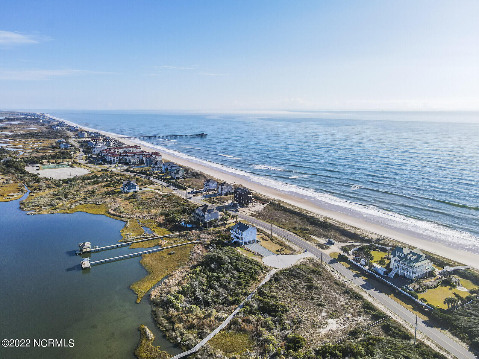 682 New River Inlet Road North Topsail Beach, NC 28460 - Photo 19 of 25 Drone Aerial