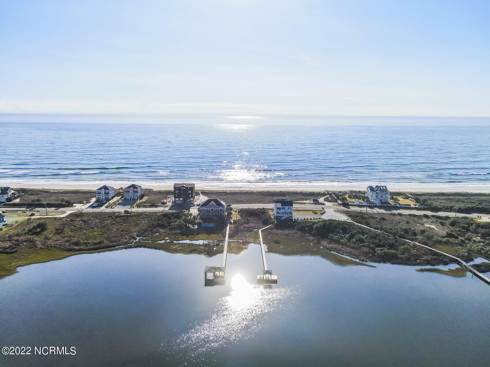 682 New River Inlet Road North Topsail Beach, NC 28460 - Photo 20 of 25 Drone Aerial