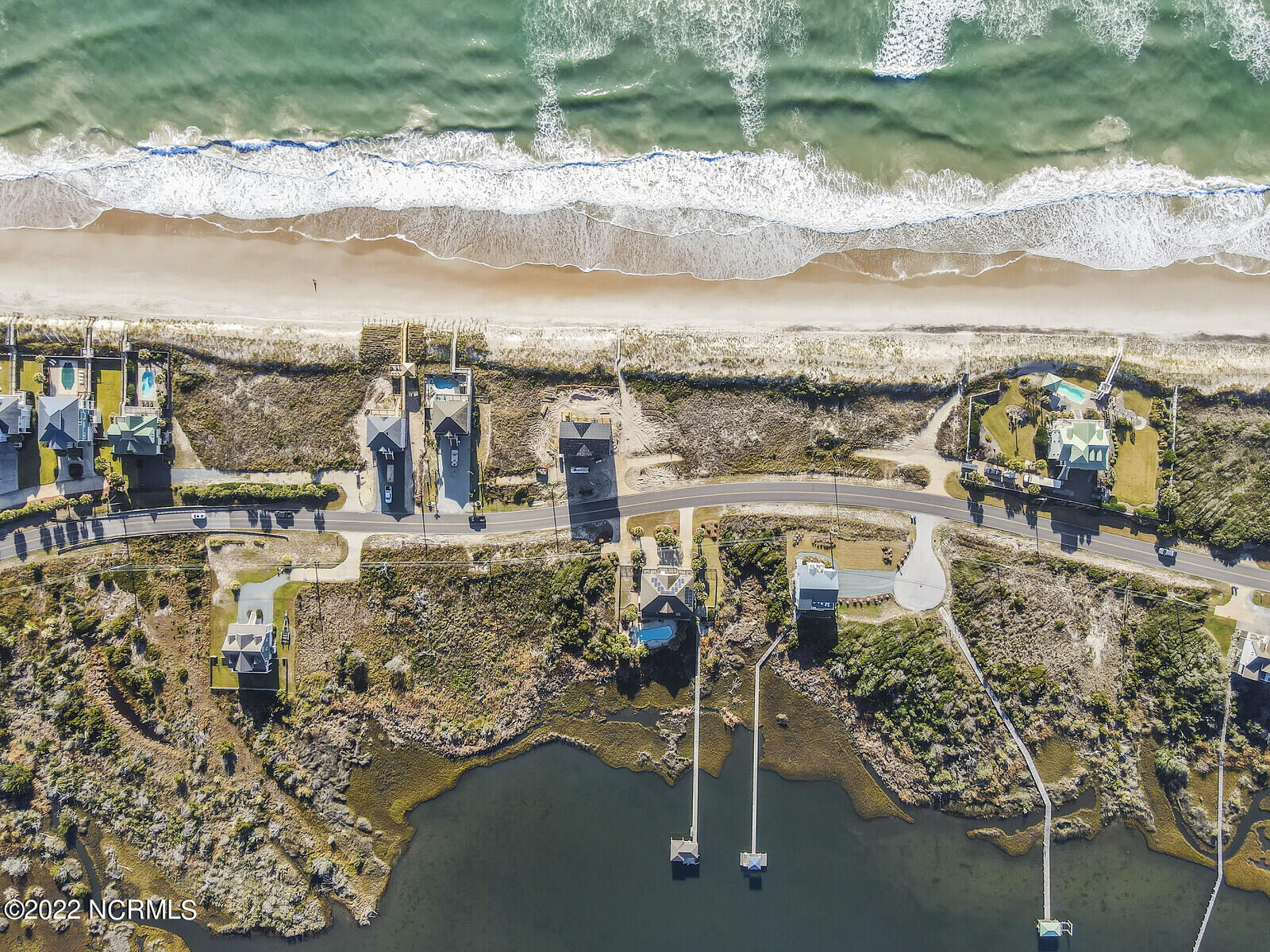 682 New River Inlet Road North Topsail Beach, NC 28460 - Photo 2 of 25 Drone Aerial