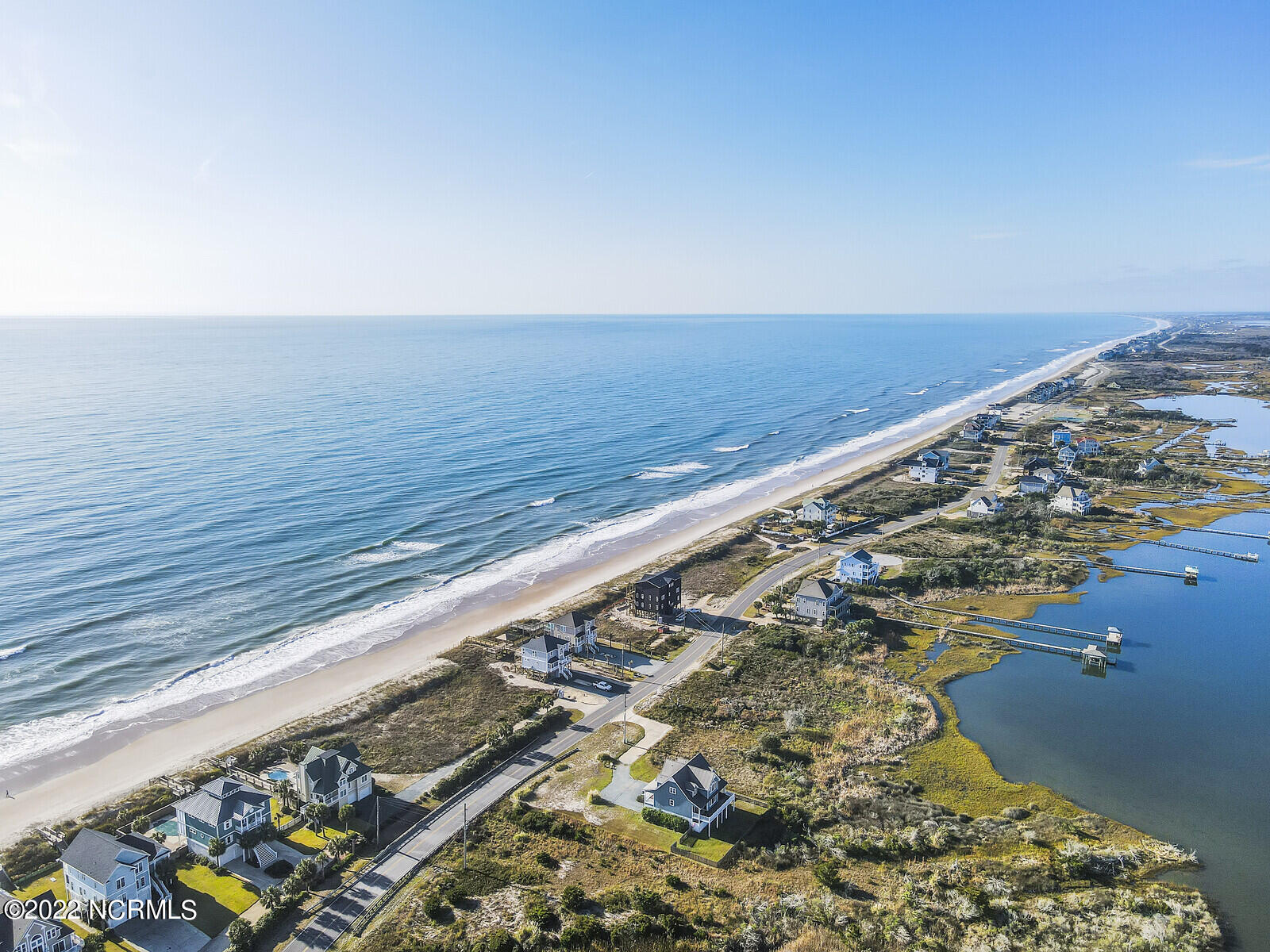 682 New River Inlet Road North Topsail Beach, NC 28460 - Photo 5 of 25 Drone Aerial