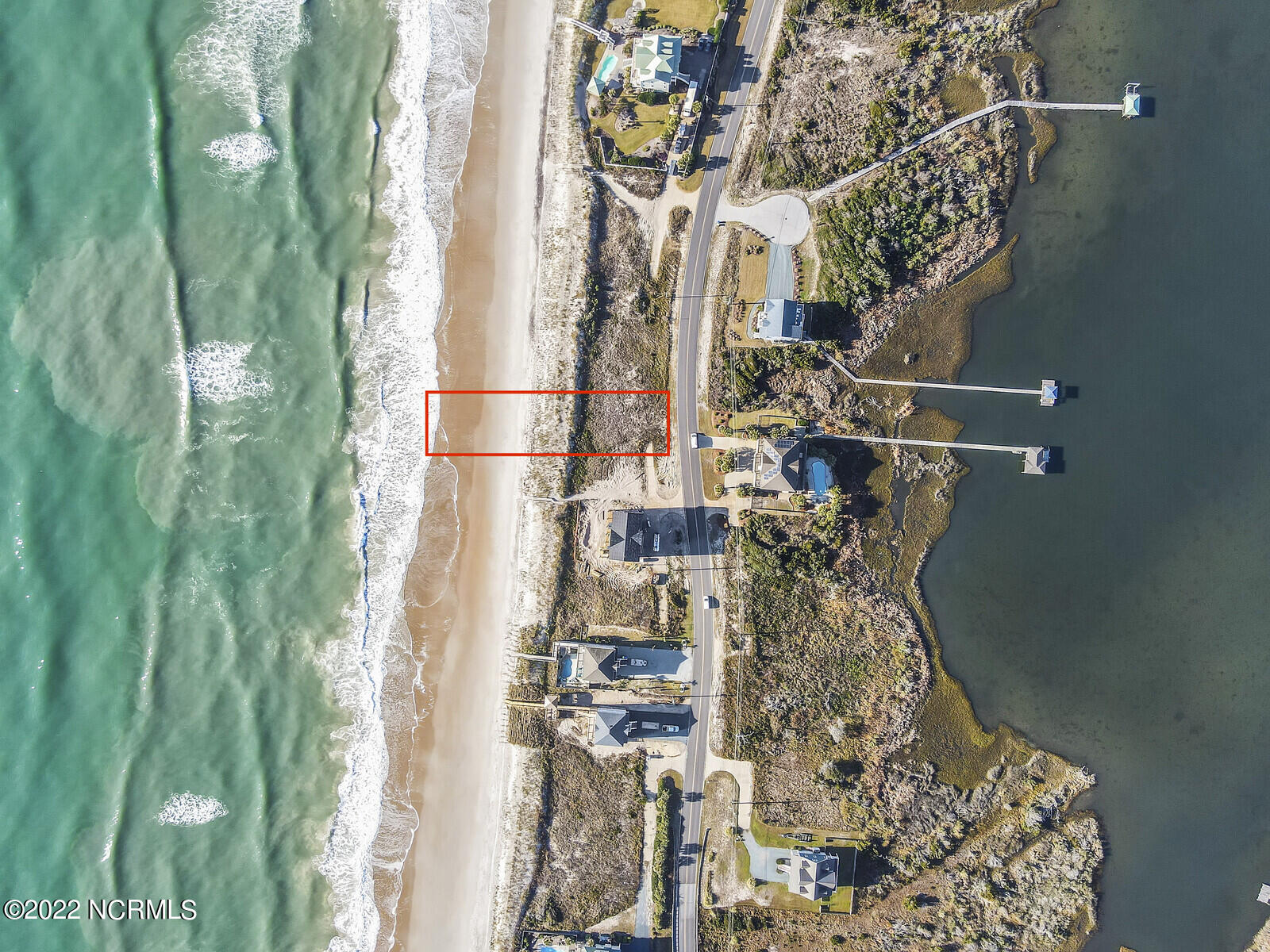 682 New River Inlet Road North Topsail Beach, NC 28460 - Photo 6 of 25 Drone Aerial