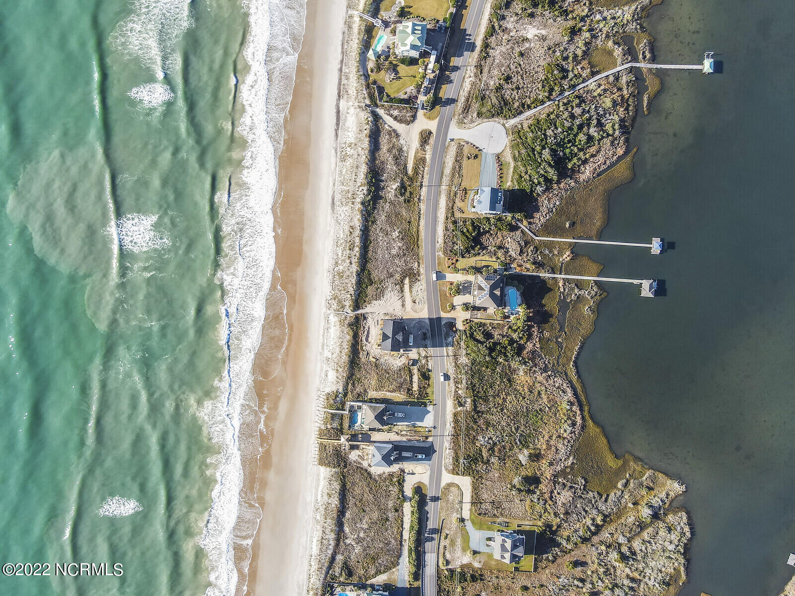 682 New River Inlet Road North Topsail Beach, NC 28460 - Photo 7 of 25 Drone Aerial