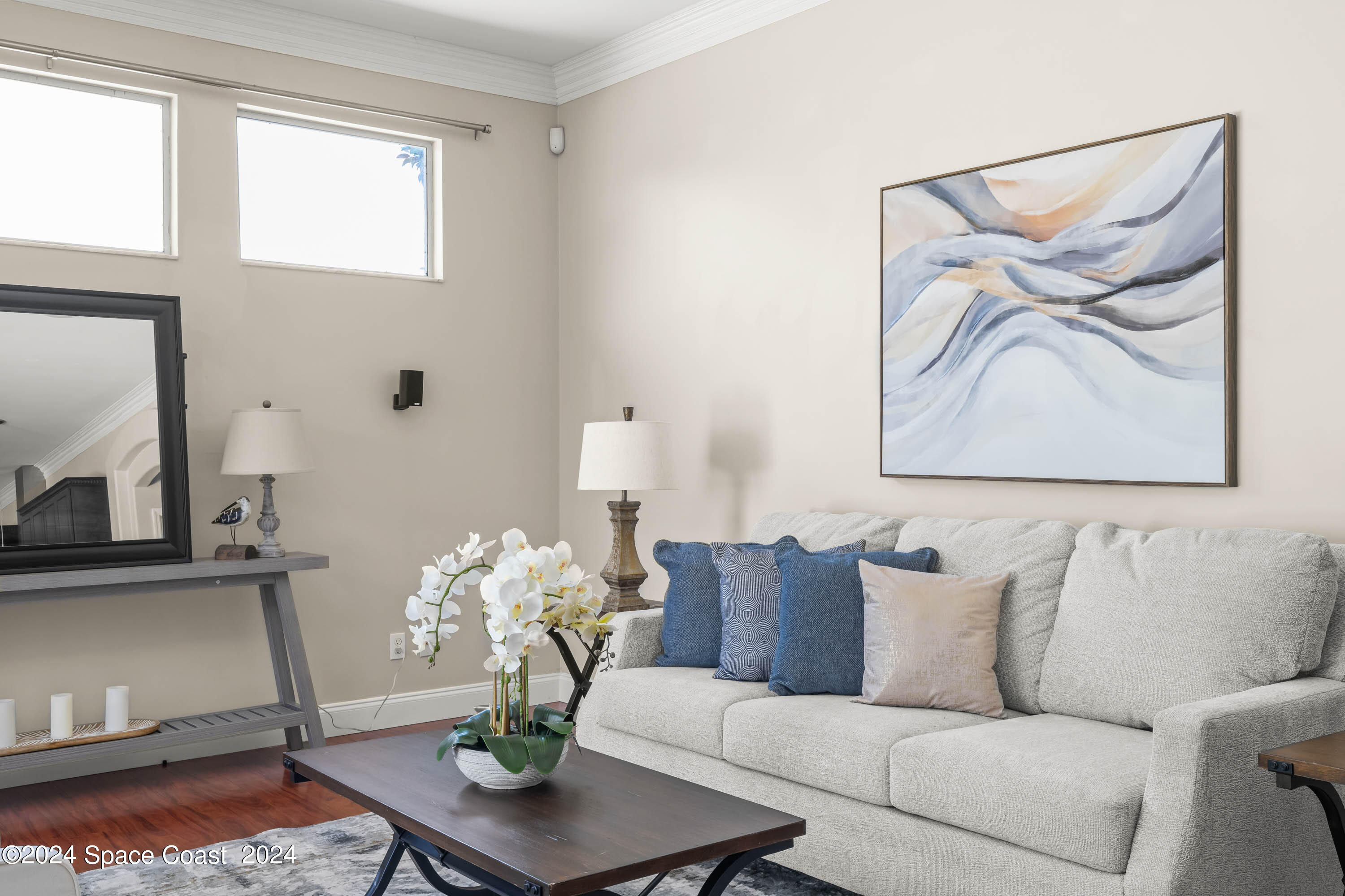 1122 Jan's Place Melbourne, FL 32940 - Photo 9 of 42 a living room with furniture flowerpot and window