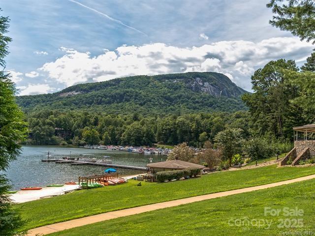 31 High Rock Ridge, Unit 31 Lake Lure, NC 28746 - Photo 18 of 41 a view of a terrace with a yard