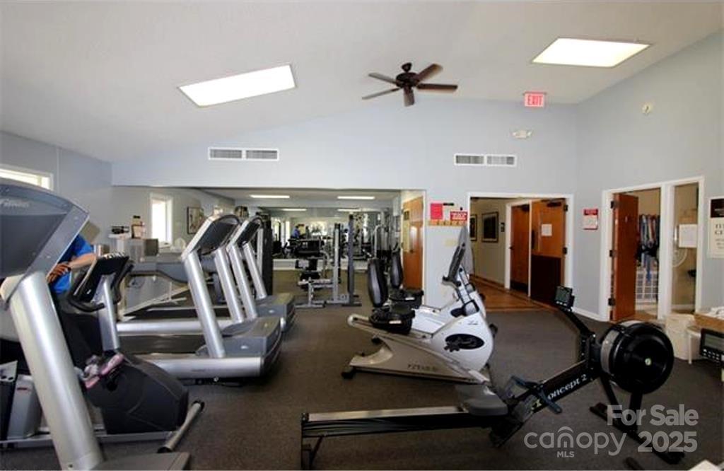 31 High Rock Ridge, Unit 31 Lake Lure, NC 28746 - Photo 23 of 41 a view of a room with gym equipment