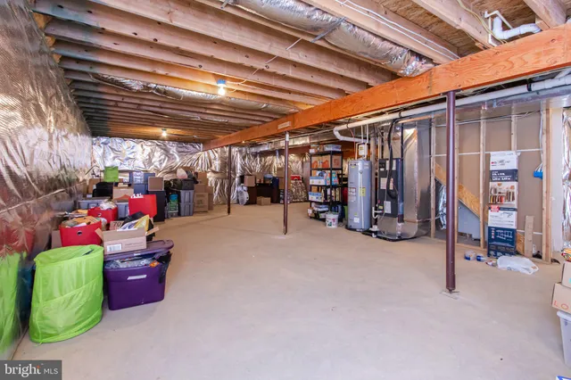 a view of storage and utility room