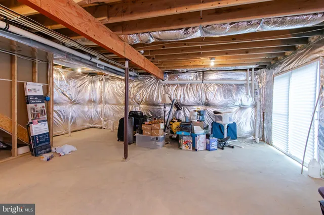 a view of storage and utility room