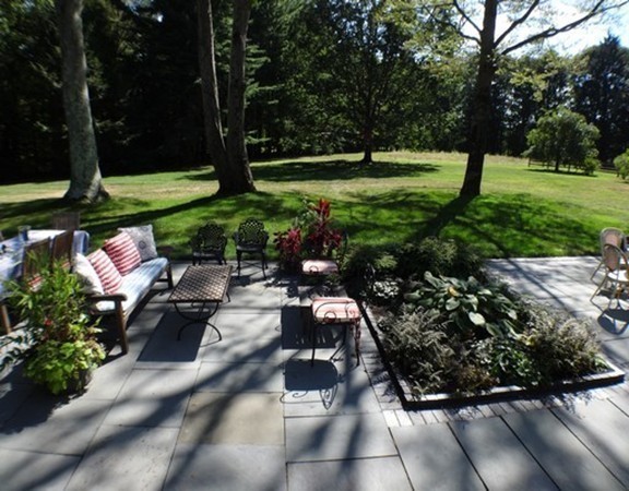 28 Old Concord Road Lincoln, MA 01773 - Photo 5 of 14 a view of backyard with outdoor seating and green space