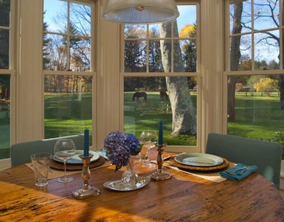 28 Old Concord Road Lincoln, MA 01773 - Photo 9 of 14 a dining room with furniture and a window